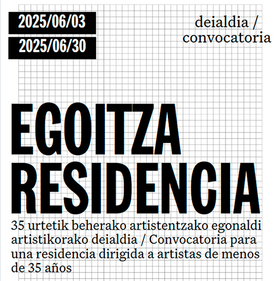Residencia artística Artium Museoa – Zas Kultur 2025