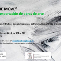Art on the move. Controles de exportación de obras de arte. Jornada en el Museo Lázaro Galdiano, el 13 de septiembre de 2018