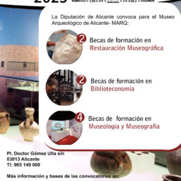 8 Becas de formación en el Museo Arqueológico de Alicante