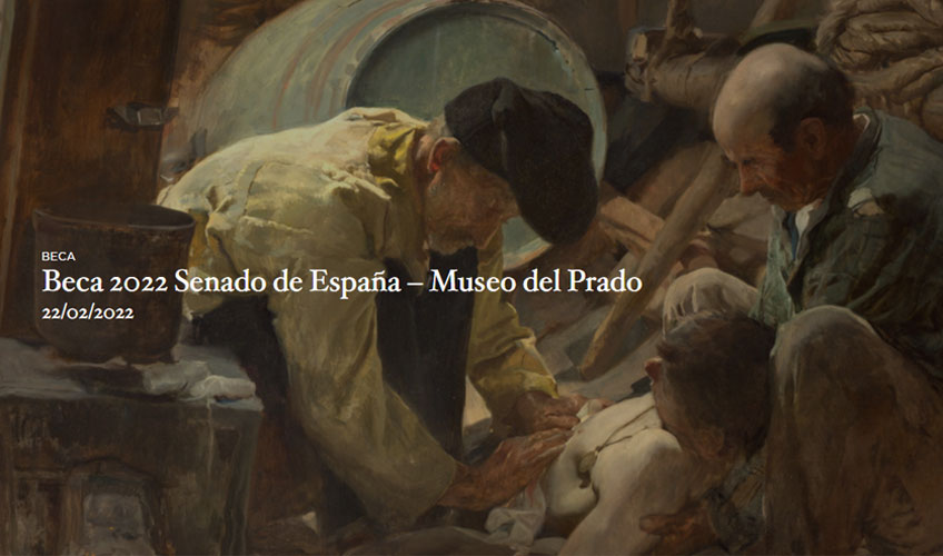 Beca 2022 Senado de España – Museo del Prado