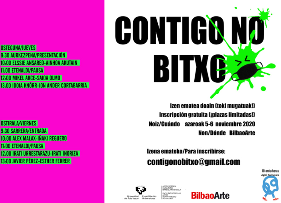 Jornadas sobre conservación de arte contemporáneo: Contigo no bitxo. BilbaoArte