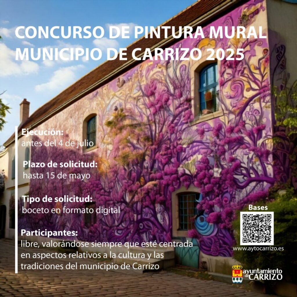 I Concurso de pintura mural Municipio de Carrizo 2025