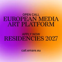 Convocatoria para artistas emergentes EMAP 2027