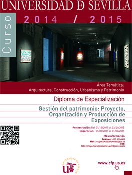 Diploma de especialización en gestión del patrimonio: Proyecto, organización y gestión de exposiciones
