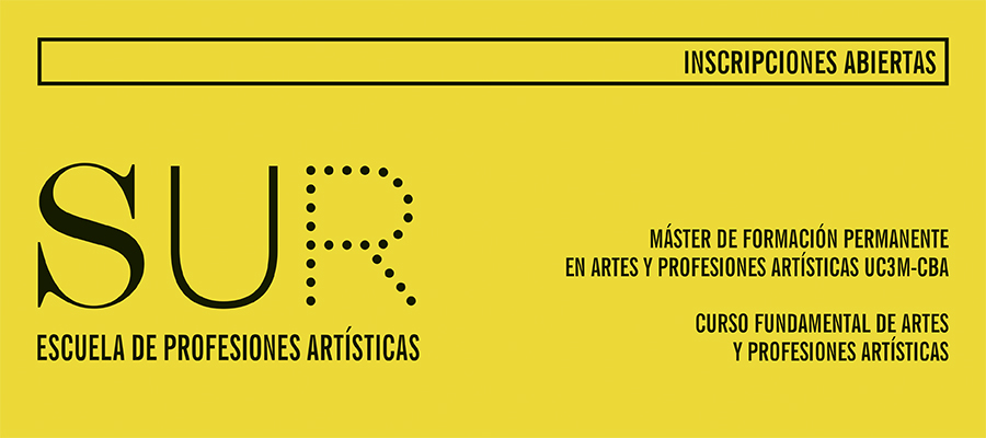 Máster en Artes y Profesiones Artísticas en la Escuela SUR