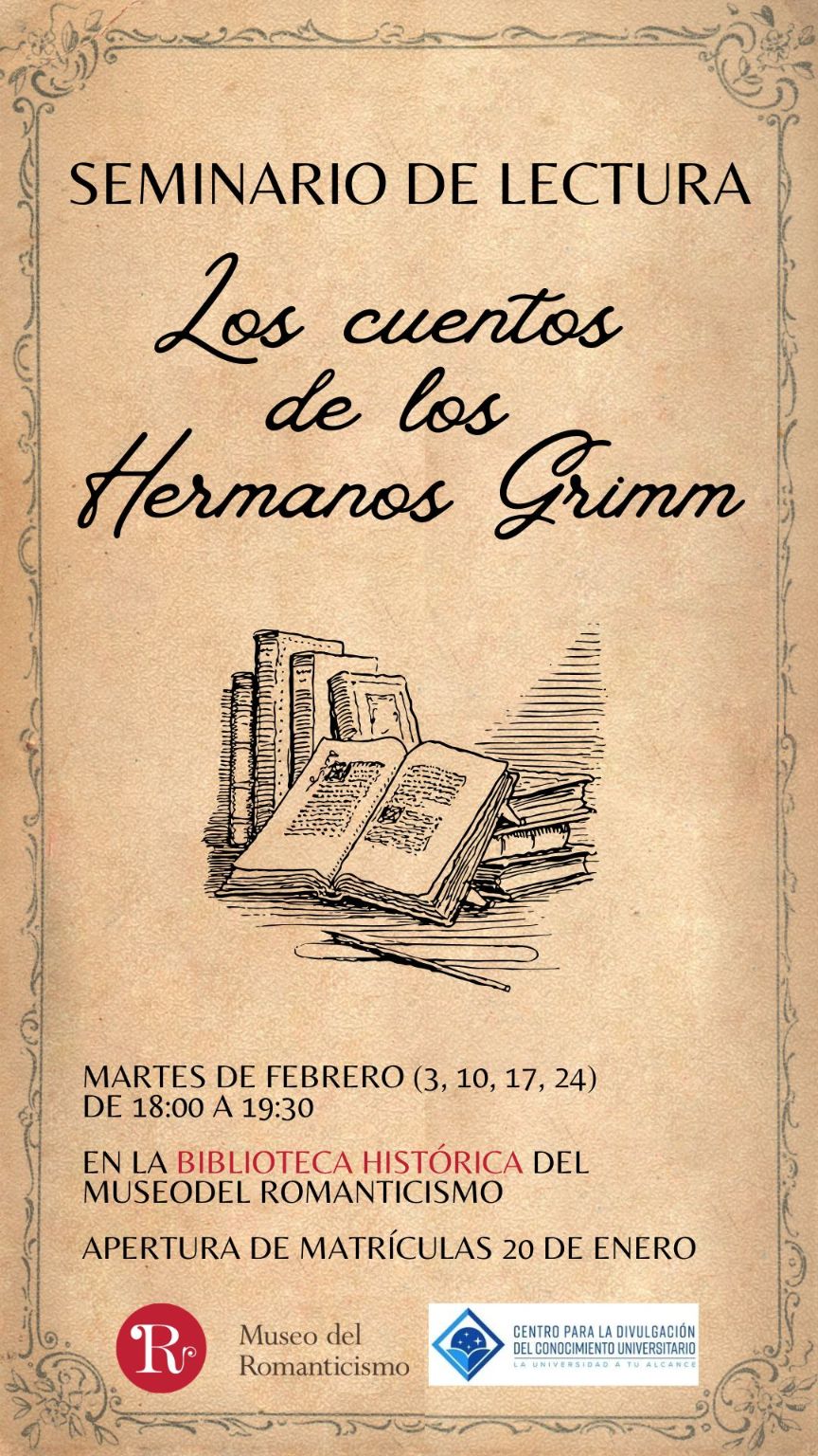 Los cuentos de los Hermanos Grimm. Museo del Romanticismo
