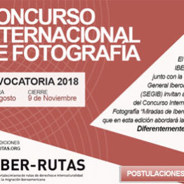 Miradas de Iberoamérica. Concurso internacional de fotografía convocado por la Secretaría General Iberoamericana