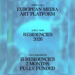 Convocatoria para artistas emergentes: EMAP 2026. LABoral