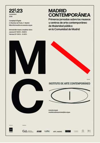 MADRID CONTEMPORÁNEA: Primeras jornadas sobre los museos y centros de arte contemporáneo en la Comunidad de Madrid