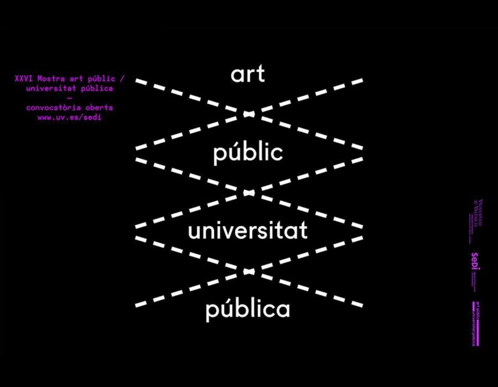 Mostra art públic / universitat pública de la Universitat de València