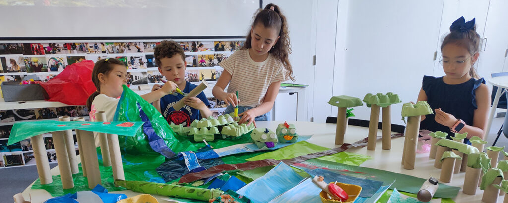 ¡Vaya lío de escultura! Taller infantil en el Museo Universidad de Navarra