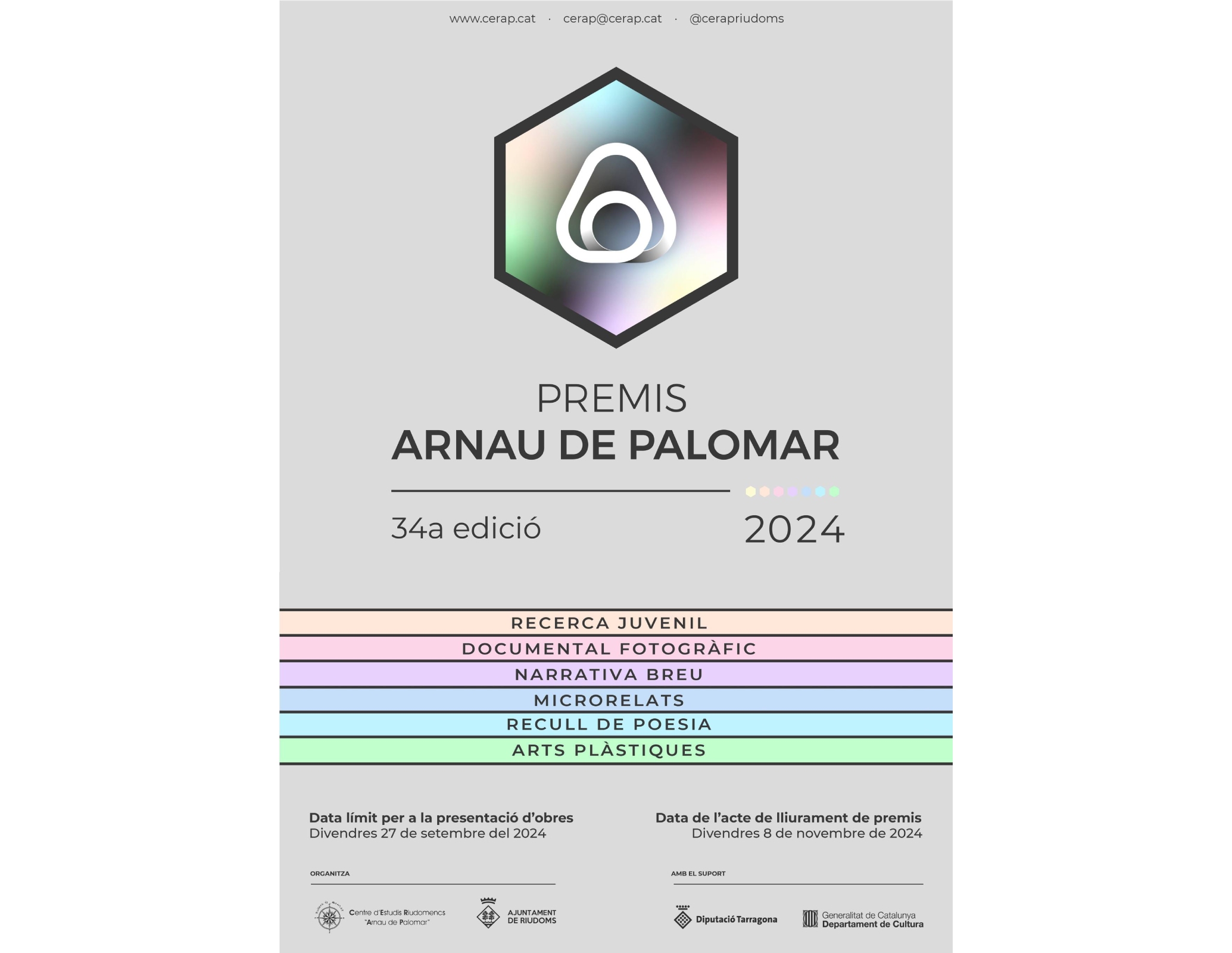 Premio de Artes Plásticas Arnau de Palomar 2024