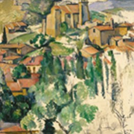 Paul Cézanne. El pueblo de Gardanne, hacia 1886