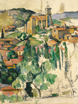 Paul Cézanne. El pueblo de Gardanne, hacia 1886 