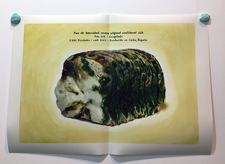 Tania Blanco Pan de atrocidad, 2018 Impresión inkjet sobre papel a partir de acuarela. Ed. 2 + 1 PA / AP 77 x 110 cm. JosédelaFuente (Santander)