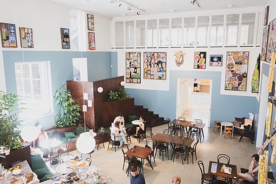 Cafetería del Z33. Hasselt, Limburgo, Flandes