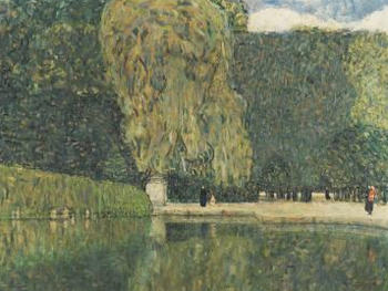 Gustav Klimt. Paisaje de Schönbrunn, 1916. Colección privada, Grasz