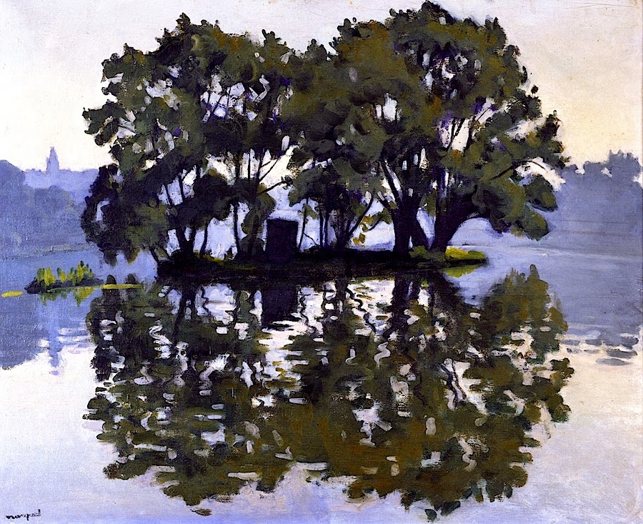 Albert Marquet. L'Île aux cygnes, 1919. Musée National d'Art Moderne, París