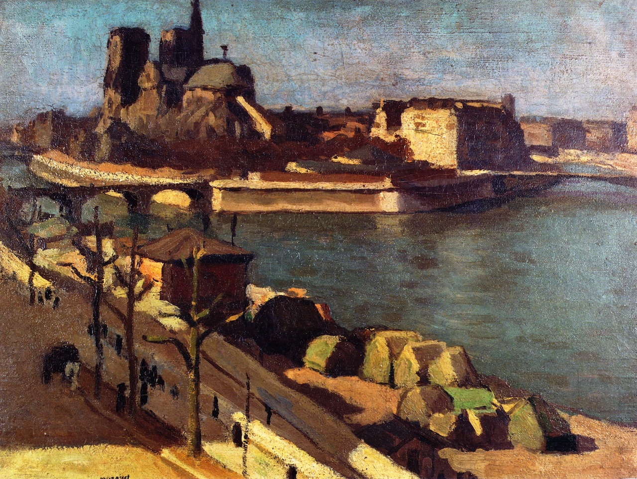 Albert Marquet. La Seine et le chevet de Notre-Dame, 1902. Musée d'Art moderne de Troyes