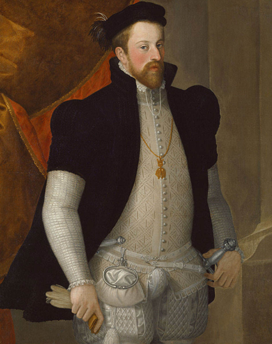 Francesco Terzio. Fernando II de Austria, hacia 1557