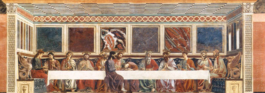 Andrea del Castagno. Última Cena de Santa Apollonia, 1445-1450