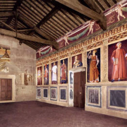 Andrea del Castagno. Hombres y mujeres iluestres en la Villa Carducci, hacia 1450