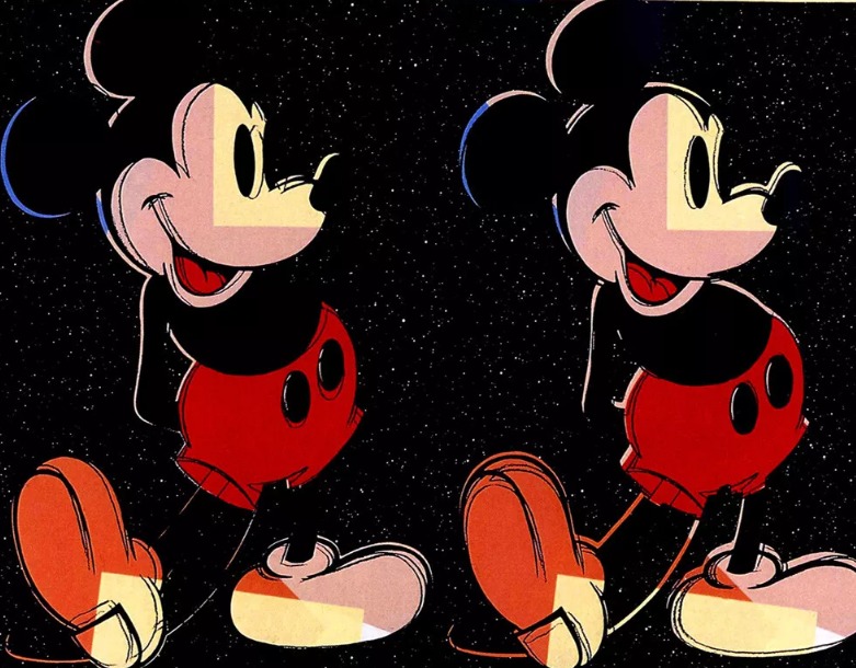 Andy Warhol. Doble Mickey Mouse, 1981