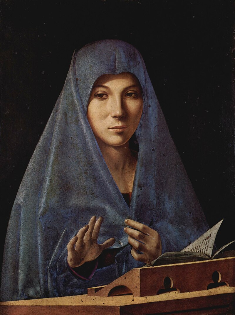 Antonello da Messina. La Virgen de la Anunciación, hacia 1474-1476. Palazzo Abatellis, Palermo