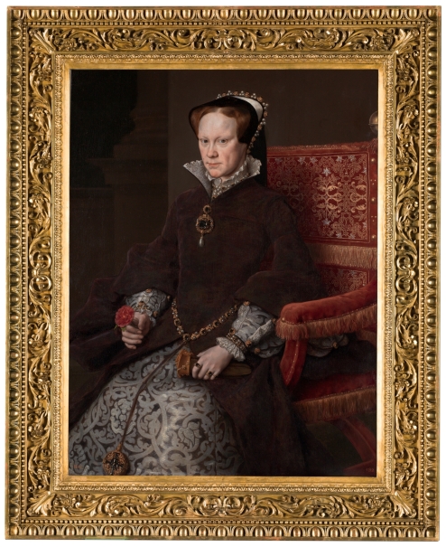 Antonio Moro. María Tudor, reina de Inglaterra, segunda mujer de Felipe II, 1554. Museo Nacional del Prado