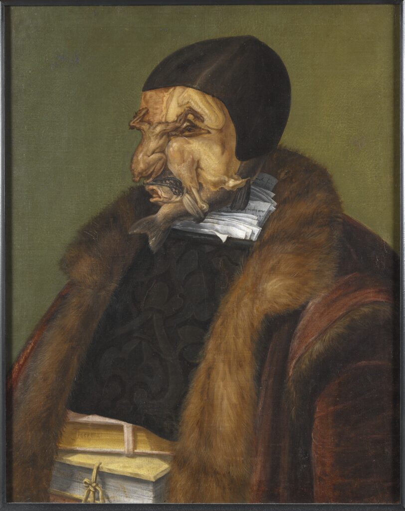 Arcimboldo. El jurista, 1566. Museo Nacional de Estocolmo
