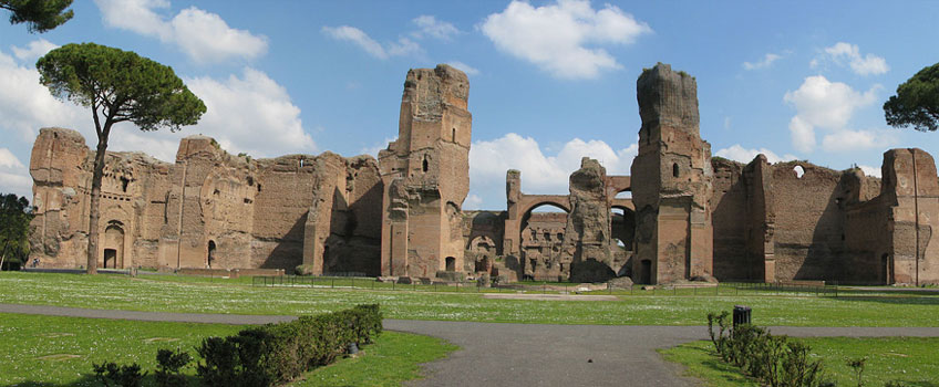Termas de Caracalla, Roma, 212-217 d.C.
