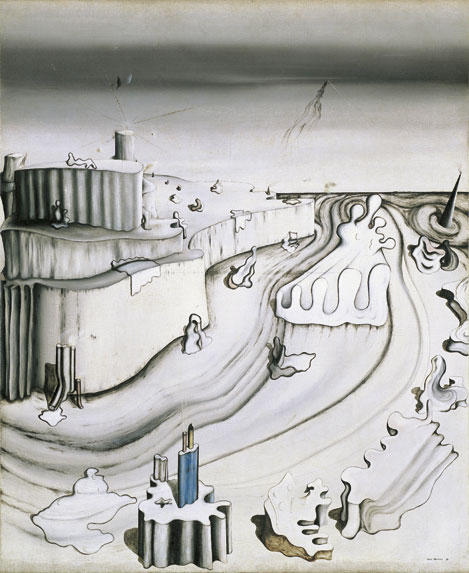 Yves Tanguy. Palacio promontorio, 1931. Colección Guggenheim