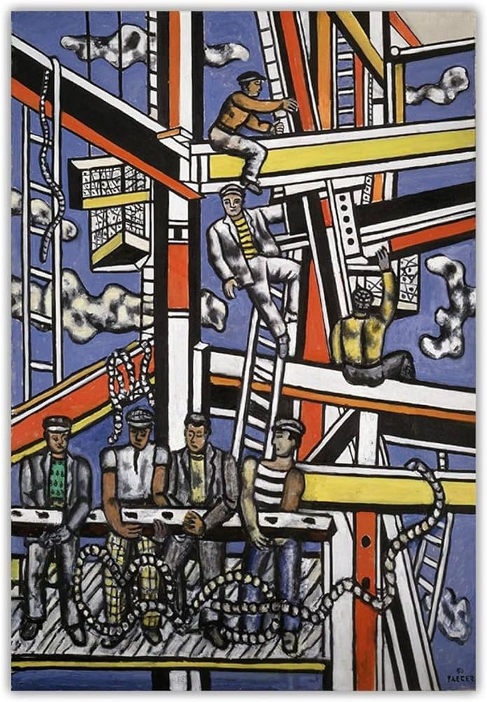 Fernand Léger. Constructores con la cuerda, 1950. Colección Guggenheim