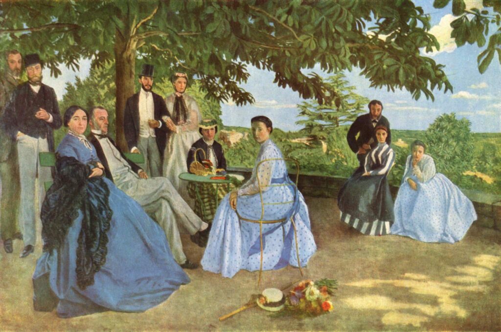 Frédéric Bazille. Retrato de una familia, 1867. Musée d´ Orsay