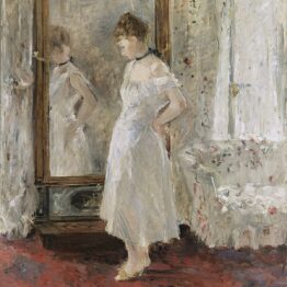 Berthe Morisot. Psiqué (El espejo de vestir), 1876. Museo Nacional Thyssen-Bornemisza