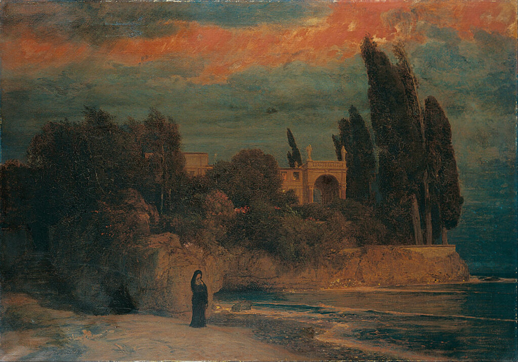 Arnold Böcklin. Villa junto al mar, 1871-1874. Städel Museum
