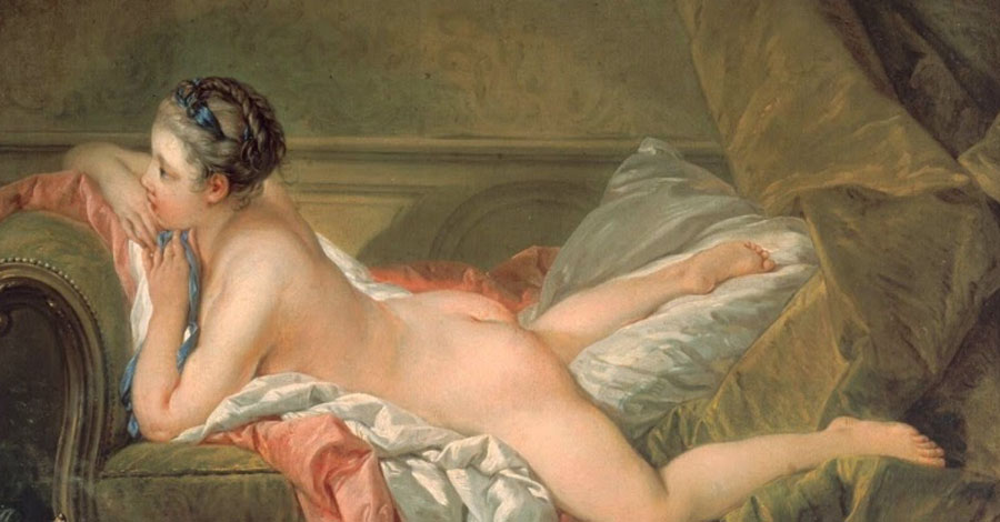 François Boucher, Desnudo descansando, 1752. Pinacoteca Antigua de Múnich