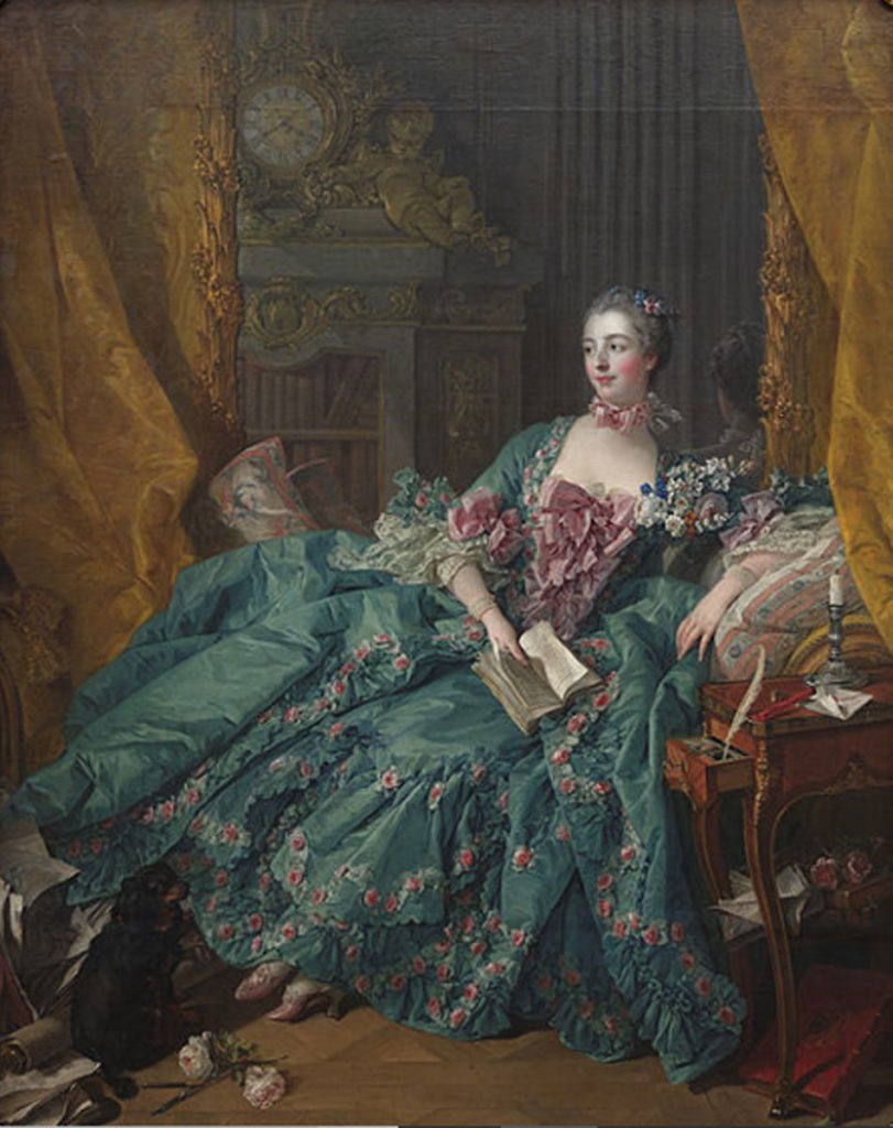 François Boucher. Madame de Pompadour, 1756. Pinacoteca Antigua de Múnich