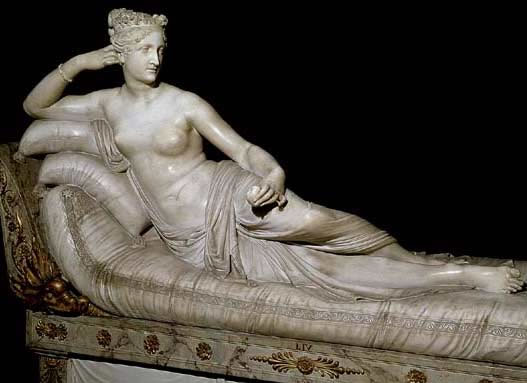 Canova. Paulina Bonaparte como Venus victoriosa, 1804-1808