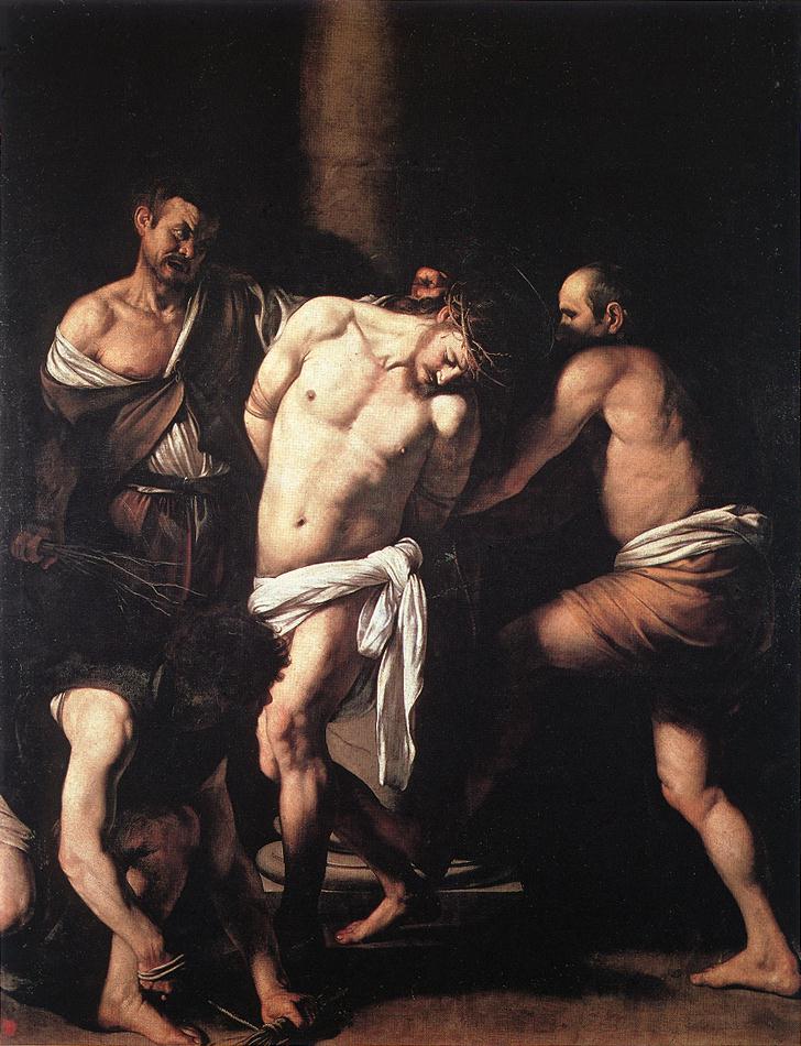 Caravaggio. La flagelación de Cristo, 1607. Museo de Capodimonte, Nápoles