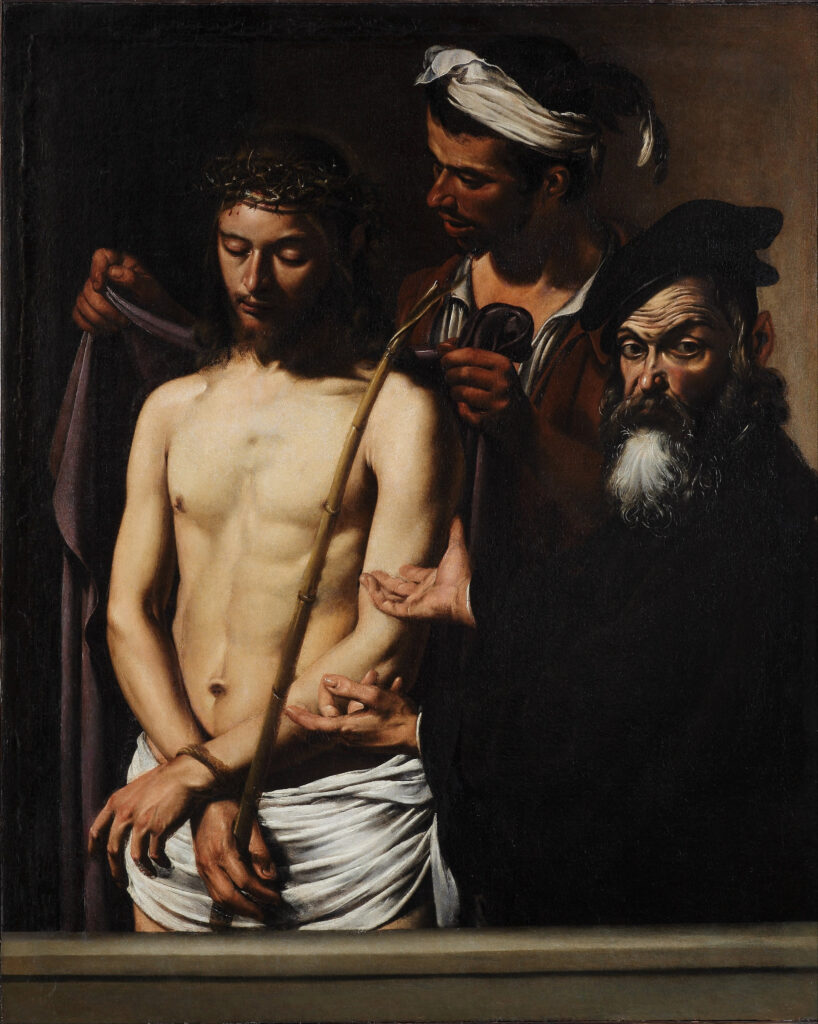 Caravaggio. Ecce Homo, 1605-1608. Galleria di Palazzo Bianco, Génova