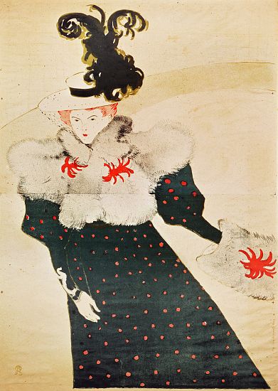Toulouse-Lautrec. Ilustración para La Revue blanche, 1895