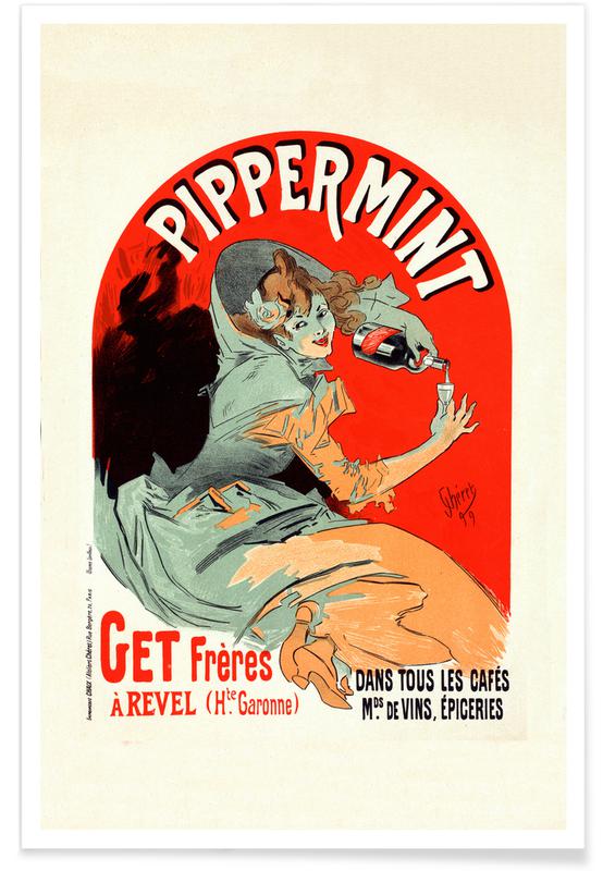 Jules Chéret. Pippermint, Get Frères - Jules Chéret Pippermint, Get Frères, 1900