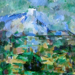 Cézanne. La montaña Santa Victoria vista desde Lauves, 1904-1906
