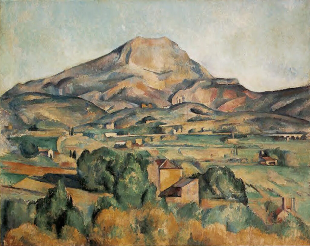 Cézanne. La montaña Sainte-Victoire vista desde Bellevue, 1880-1906. barnes Foundation