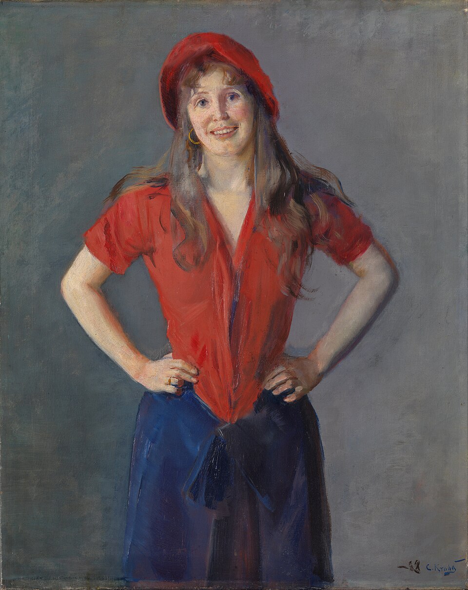 Christian Krohg. Oda Krohg, 1886. Galería Nacional de Oslo