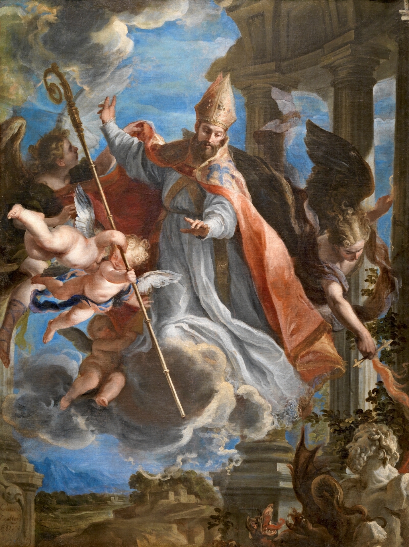 Claudio Coello. El triunfo de san Agustín, 1664. Museo Nacional del Prado