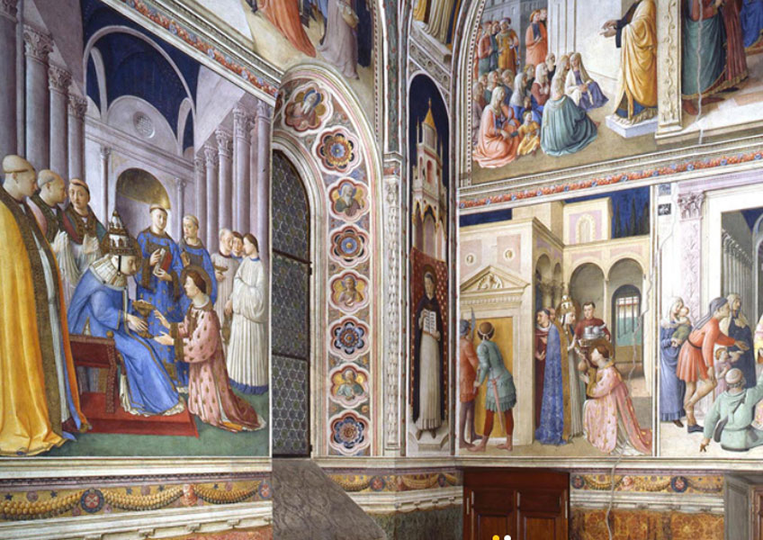 Fra Angelico en la Capilla Nicolina, hacia 1448