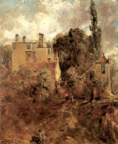 Constable. La casa del almirante en Hampstead, 1820-1825