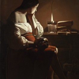 Georges de la Tour. Magdalena penitente. Los Ángeles Countoy Museum of Art, LACMA